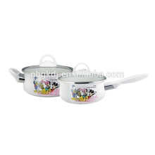 kitchen utensil,best sell kitchen tool joyshaker enamel pot with glass lid